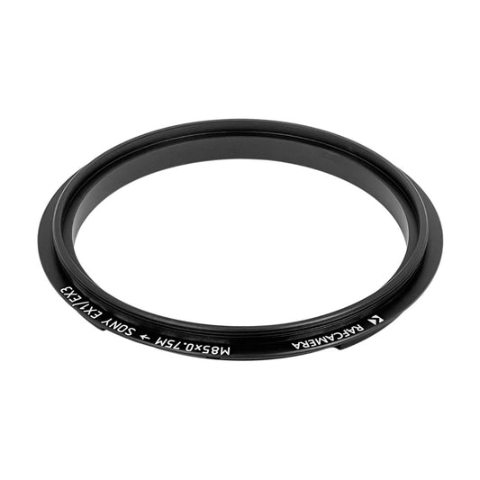 M85x0.75 male thread to Sony EX1/EX3 mount adapter for Century Pro HD 0.75x