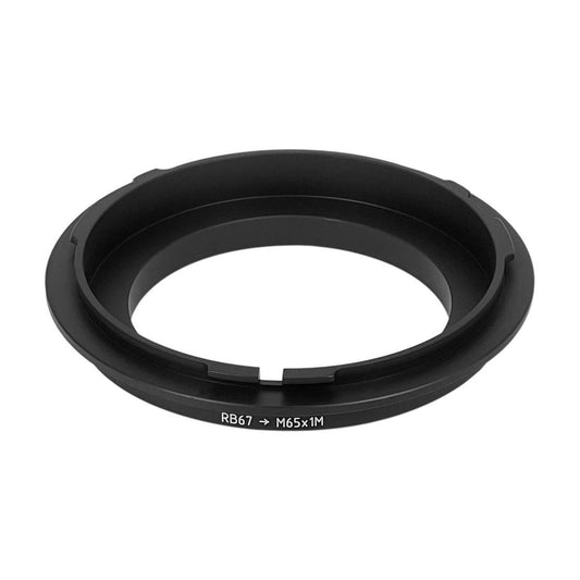 Mamiya RB67 lens to M65x1 male thread adapter