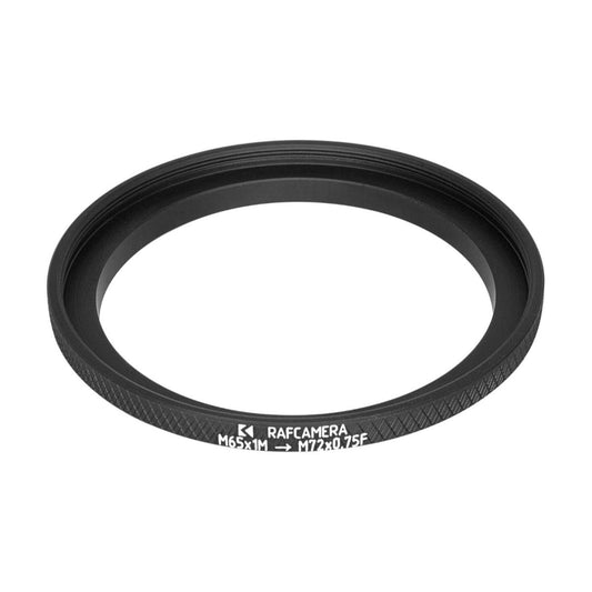 M65x1 male to M72x0.75 female thread adapter