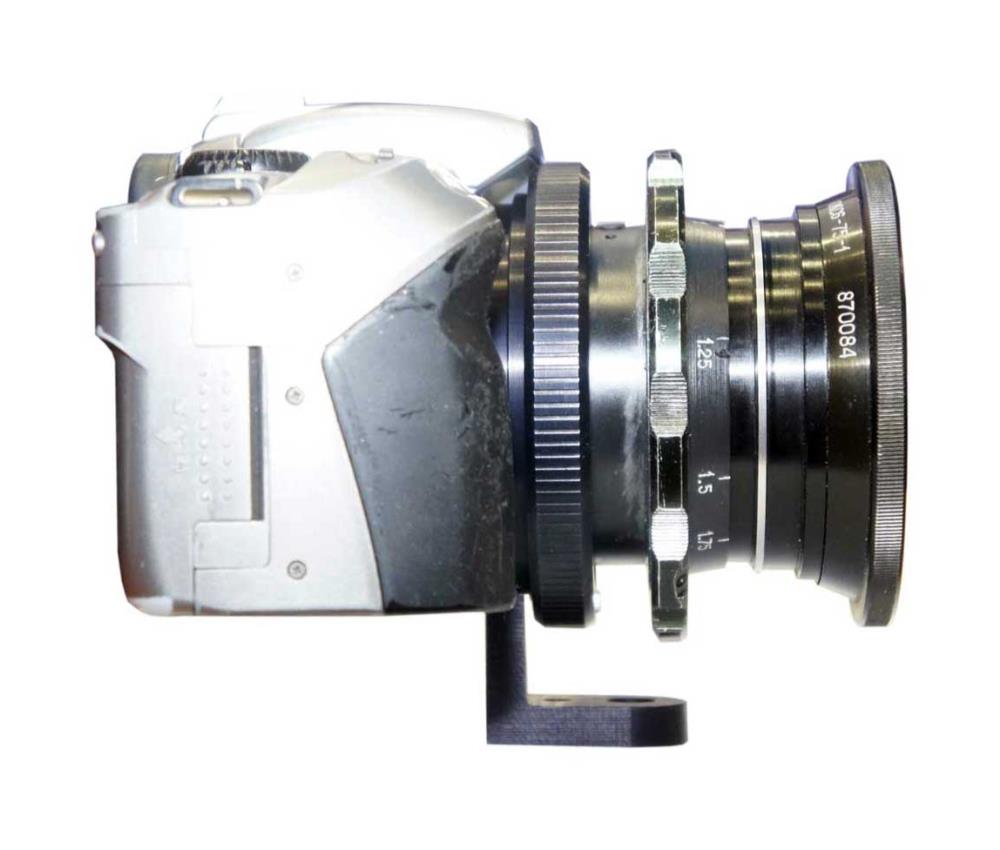 OCT-19 lens to Canon EOS camera mount adapter