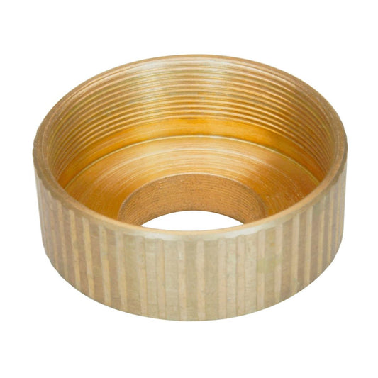 RMS male to M32x0.75 female thread adapter, 12mm height, bronze
