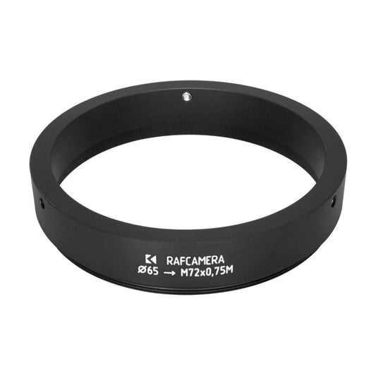 65mm clamp to M72x0.75 male thread adapter